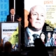 Tim McCready MCing the 2025 Mood of the Boardroom event, featuring Nicola Willis and Barbara Edmonds